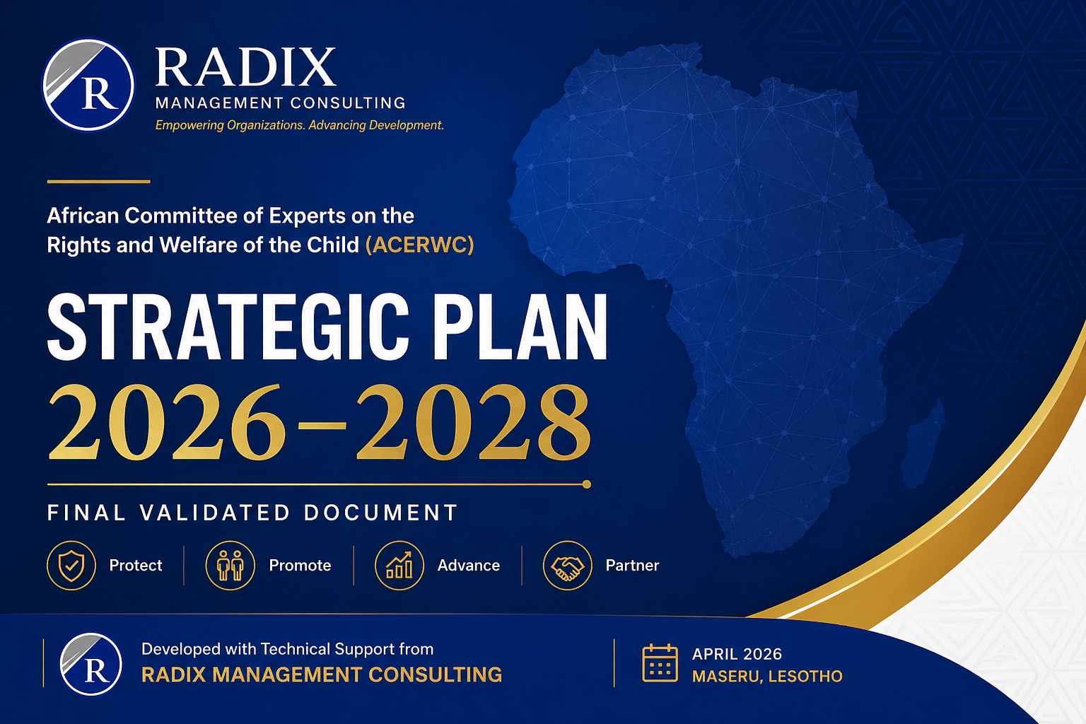 Radix Management Consulting Commences Technical Refinement of the ACERWC Strategic Plan 2026–2028